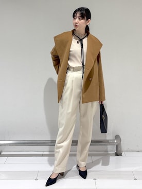 「アイテム（その他アウター）」を使った、KURAさん（レディース・156cm・30代）の秋コーディネート