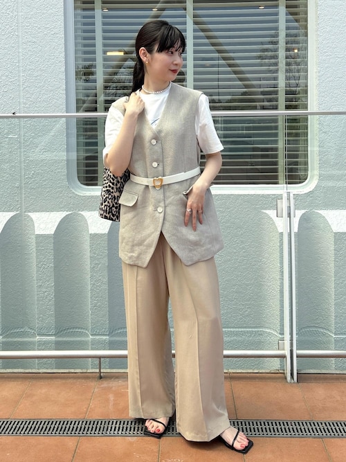 [25SS]GENTLE SILK パンツ【セットアップ対応】
