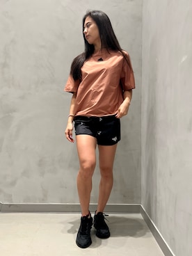 「アディダスコーデ」｜「アイテム（パンツ）」を使った、NSさん（レディース・165cm）の夏コーディネート