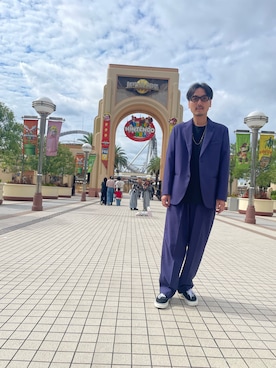 「アイテム（テーラードジャケット）」を使った、nsさん（メンズ・177cm・30代）の秋コーディネート