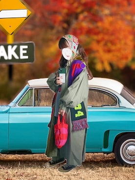 「アイテム（その他ヘアアクセサリー）」を使った、finsofansson88さん（レディース・154cm）の秋コーディネート