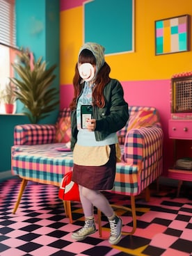 「アイテム（キャミソール）」を使った、finsofansson88さん（レディース・154cm）の秋コーディネート