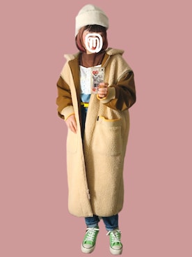 「FRAPBOIS（フラボア）のアイテム（その他アウター）」を使った、finsofansson88さん（レディース・154cm）の冬コーディネート
