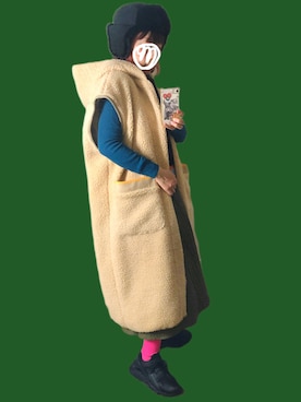 「FRAPBOIS（フラボア）のアイテム（その他アウター）」を使った、finsofansson88さん（レディース・154cm）の冬コーディネート