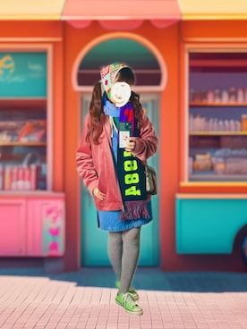 「アイテム（タイツ/ストッキング）」を使った、finsofansson88さん（レディース・154cm）の秋コーディネート