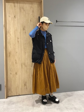 「ベストコーデ」｜「アイテム（レッグウェア）」を使った、Lisaさん（レディース・160cm）の夏コーディネート