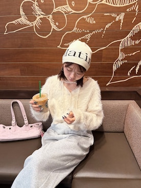 「mline（エムライン）のアイテム」を使った、ayaさん（レディース・160cm）の冬コーディネート