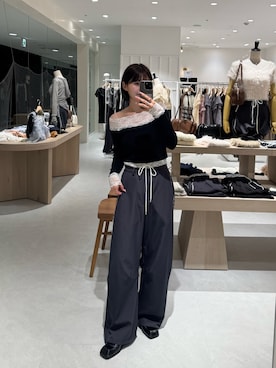 「アイテム（パンツ）」を使った、ayaさん（レディース・160cm）の秋コーディネート