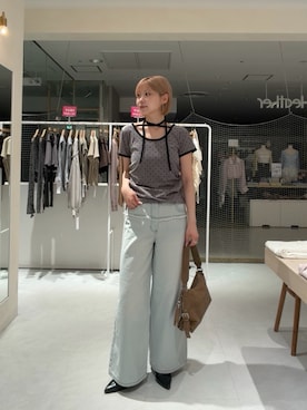 「mline（エムライン）のアイテム」を使った、ayaさん（レディース・160cm）の夏コーディネート