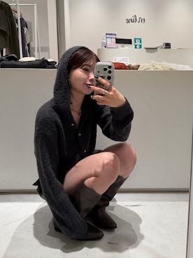 「mline（エムライン）のアイテム」を使った、ayaさん（レディース・160cm）の冬コーディネート