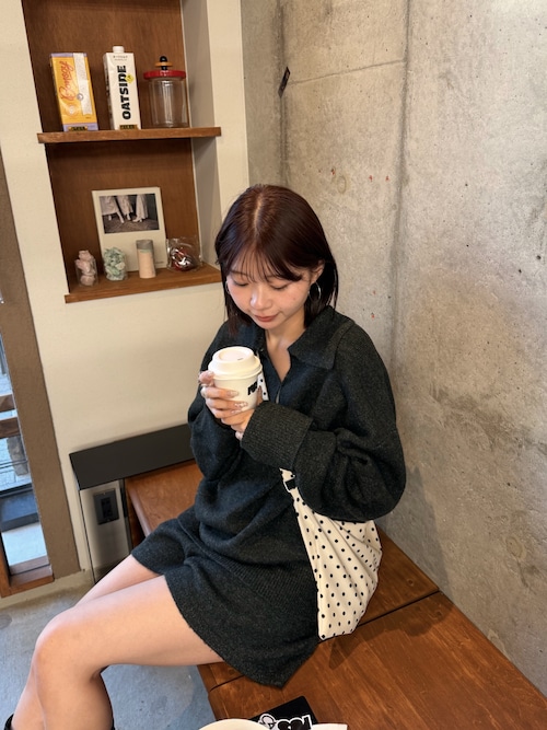 [mline]スリット ニットセットアップ