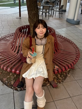 「アイテム（Tシャツ/カットソー）」を使った、ayaさん（レディース・160cm）の秋コーディネート