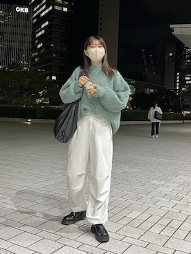 「Omekashi（オメカシ）のアイテム」を使った、ayaさん（骨格ウェーブ・レディース・160cm）の秋コーディネート