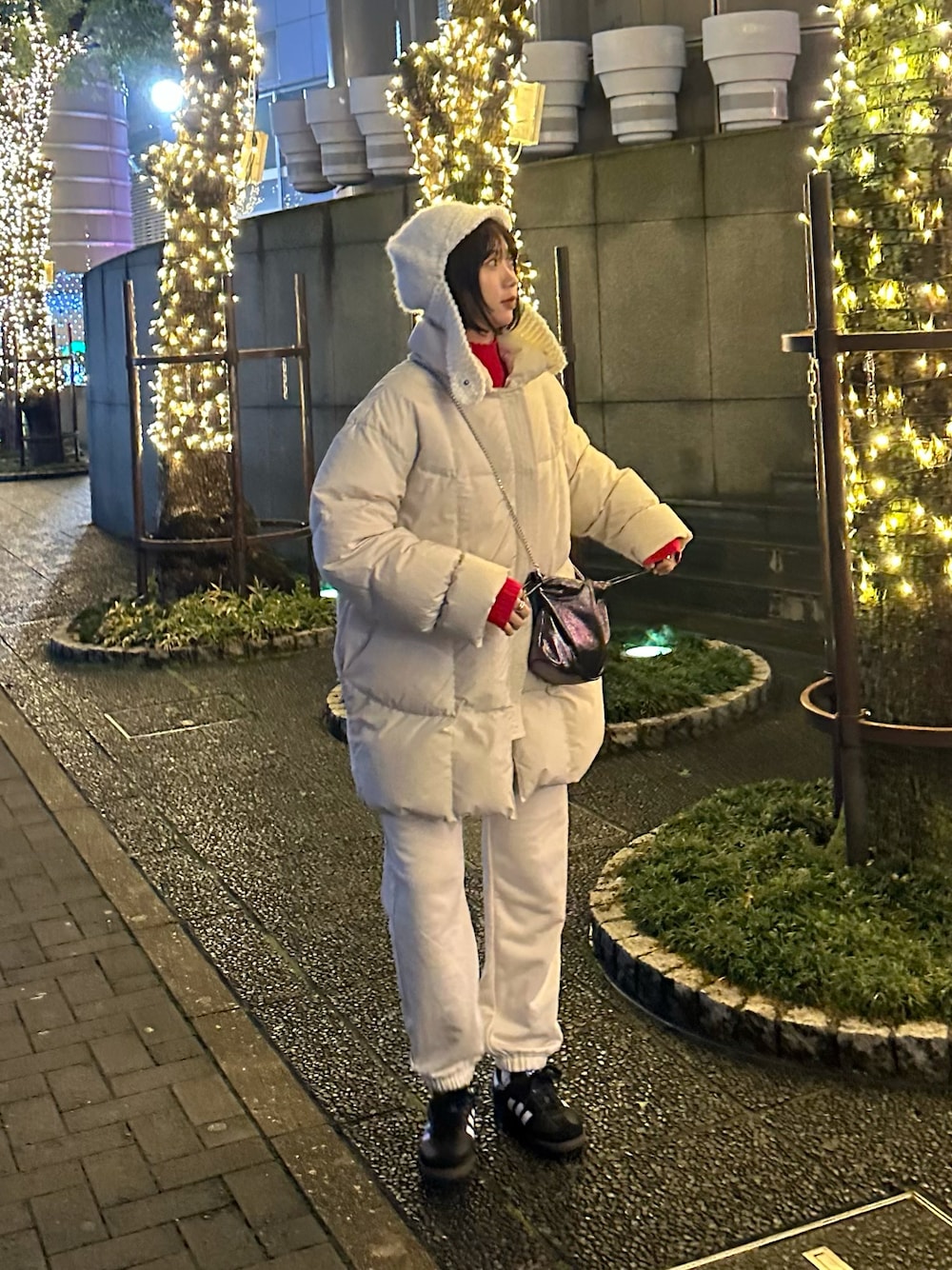 ayaさんの「[mline]ショートプチハイニット（mline）」を使ったコーディネートの1枚目の写真