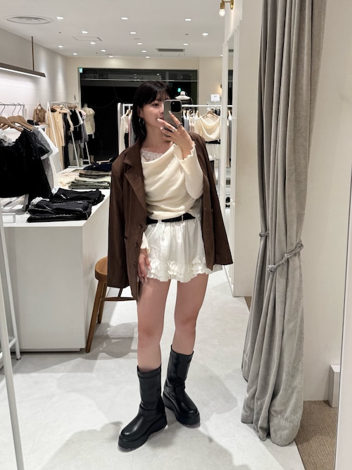 mline]BIGスウェード ジャケット（テーラードジャケット）｜mline