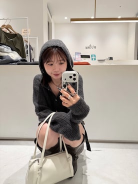 「mline（エムライン）のアイテム」を使った、ayaさん（レディース・160cm）の冬コーディネート