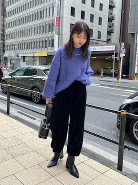 「Omekashi（オメカシ）のアイテム」を使った、ayaさん（骨格ウェーブ・レディース・160cm）の秋コーディネート