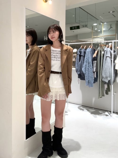 セール】[mline]BIGスウェード ジャケット（テーラードジャケット