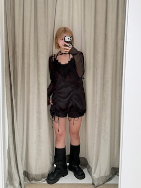 「mline（エムライン）のアイテム」を使った、ayaさん（レディース・160cm）の春コーディネート