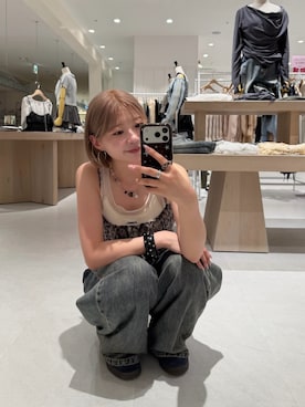 「mline（エムライン）のアイテム」を使った、ayaさん（レディース・160cm）の春コーディネート