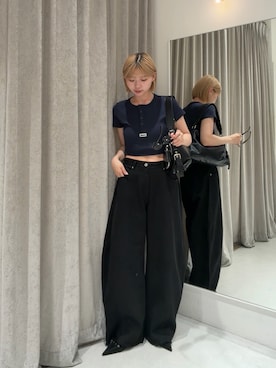 「mline（エムライン）のアイテム」を使った、ayaさん（レディース・160cm）の夏コーディネート