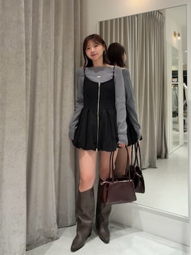 ayaさん（レディース・160cm）の冬コーディネート