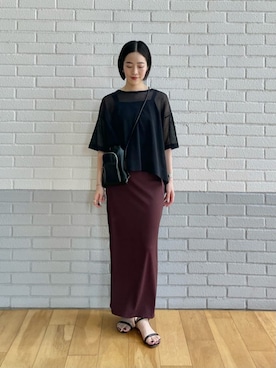 栗本(kurimoto)さん(レディース・158cm)の夏コーディネート