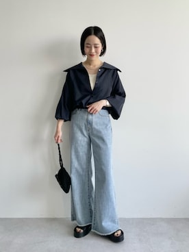 栗本（kurimoto）さん（レディース・158cm）の夏コーディネート