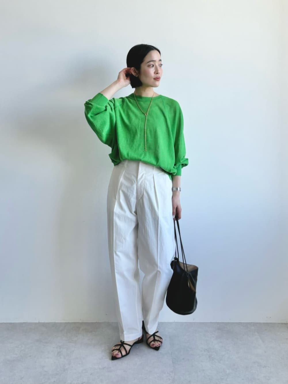 カーヴィパンツ　ホワイト セール】Levi's/リーバイス BAGGY CARGO ホワイト BRIGHT WHITE