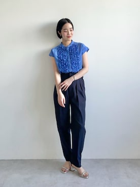 栗本（kurimoto）さん（レディース・158cm）の夏コーディネート