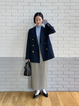 「パーソナルカラー_WINTER」｜栗本（kurimoto）さん（レディース・158cm）の秋コーディネート