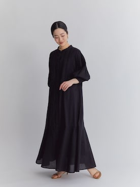 「パーソナルカラー_WINTER」｜「アイテム（ワンピース/ドレス）」を使った、栗本（kurimoto）さん（レディース・158cm）の春コーディネート