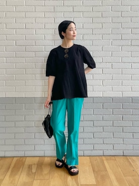 栗本（kurimoto）さん（レディース・158cm）の夏コーディネート