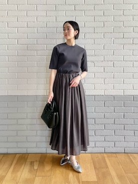 「MARCO BIANCHINI（マルコビアンチーニ）のアイテム」を使った、栗本（kurimoto）さん（レディース・158cm）の秋コーディネート