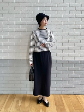 「パーソナルカラー_WINTER」｜栗本（kurimoto）さん（レディース・158cm）の秋コーディネート