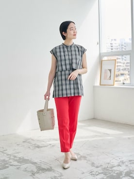 栗本（kurimoto）さん（レディース・158cm）の夏コーディネート