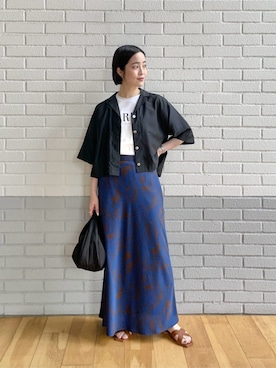 栗本（kurimoto）さん（レディース・158cm）の夏コーディネート