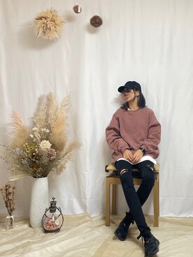 0nami95さん（レディース・163cm）の冬コーディネート