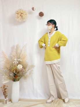 「Java（ジャバ）のアイテム」を使った、0nami95さん（レディース・163cm）の秋コーディネート