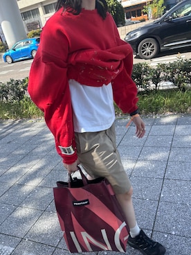 「アイテム（パンツ）」を使った、uetyfさん（レディース・164cm）の夏コーディネート