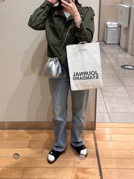 「BIOTOP（ビオトープ）のアイテム」を使った、uetyfさん（レディース・164cm）の春コーディネート