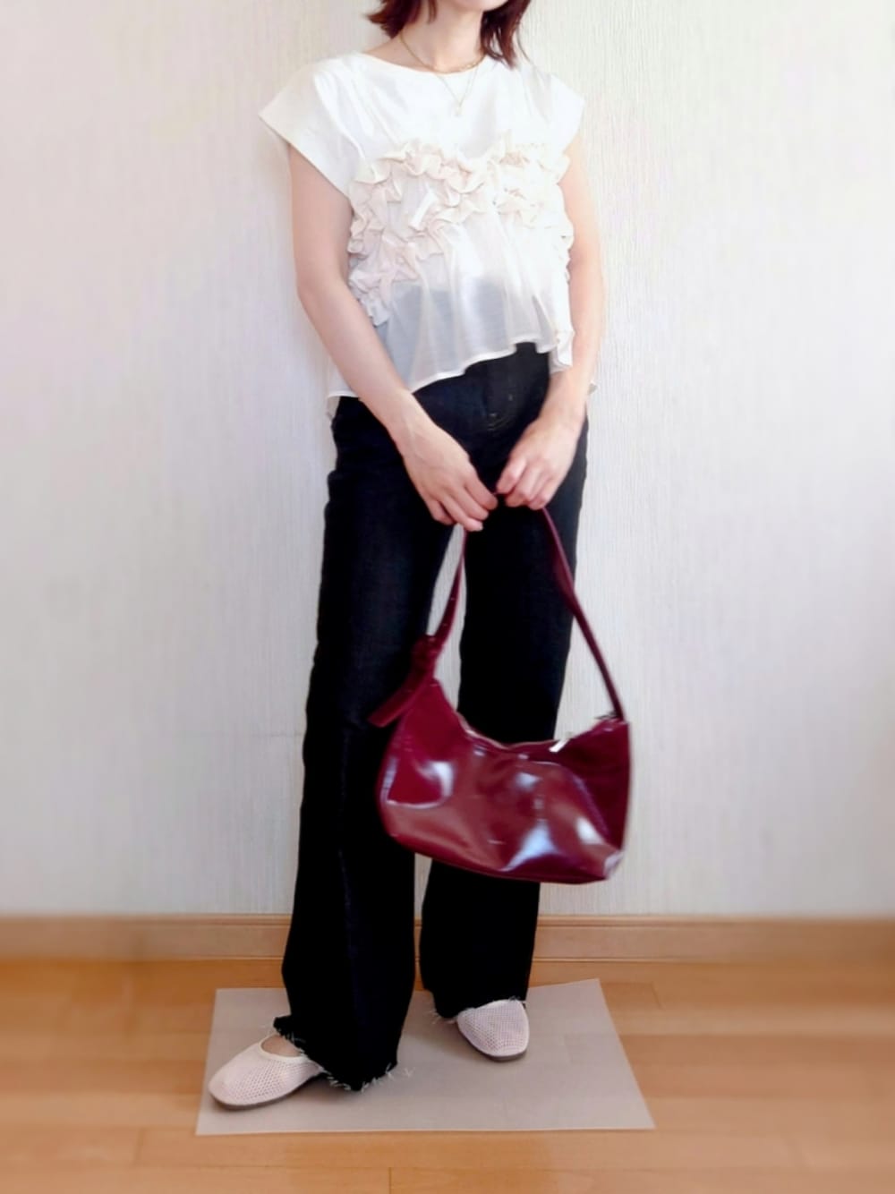 mystic（ミスティック）の「loti ファーポーチ付きホーボーBAG