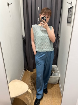 「sAn（サン）のアイテム」を使った、chloel33さん（レディース・158cm）の春コーディネート