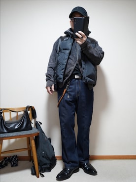 「no brand（ノーブランド）のアイテム」を使った、宣さん（メンズ・168cm）の秋コーディネート