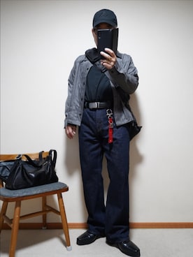 「no brand（ノーブランド）のアイテム（アクセサリー）」を使った、宣さん（メンズ・168cm）の秋コーディネート