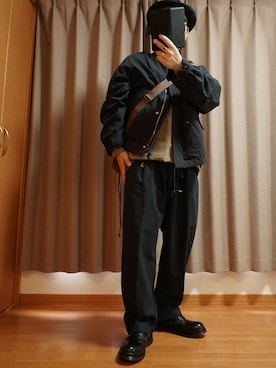 「アイテム（ピアス（片耳用））」を使った、宣さん（メンズ・168cm）の秋コーディネート