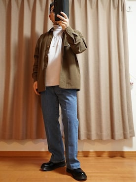 「マーチン」｜「アイテム（ジャケット/アウター）」を使った、宣さん（メンズ・168cm）の秋コーディネート