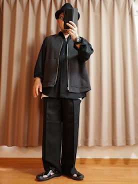 「アイテム（ピアス（片耳用））」を使った、宣さん（メンズ・168cm）の夏コーディネート