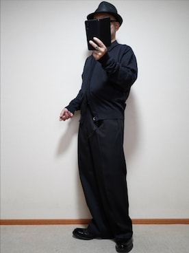 「アイテム（ピアス（片耳用））」を使った、宣さん（メンズ・168cm）の秋コーディネート
