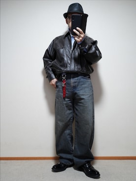 「メンズファッション」｜宣さん（メンズ・168cm）の冬コーディネート